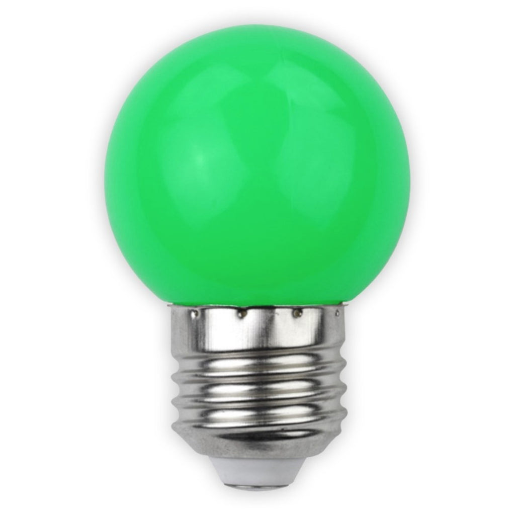 LED spuldze AVIDE Deco Ball E27 1W 30lm zaļa