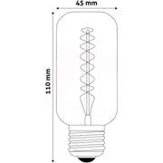 Dekoratīvā spuldze Avide T45 FILAMENT E27 40W 140lm 2200K