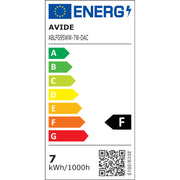 LED spuldze AVIDE VINTAGE Filament G95 E27 7W 725lm 2500K dim.