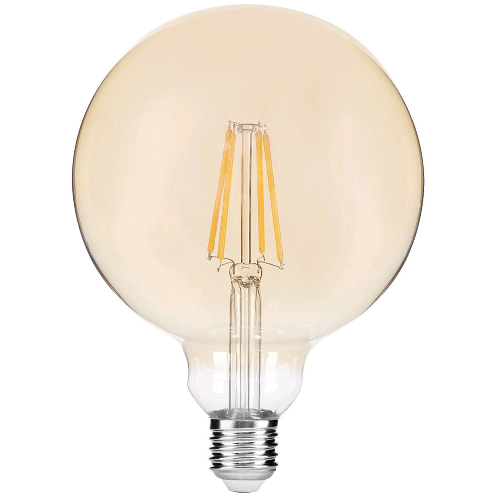 LED spuldze AVIDE VINTAGE Filament G95 E27 8W 720lm 2400K dim.