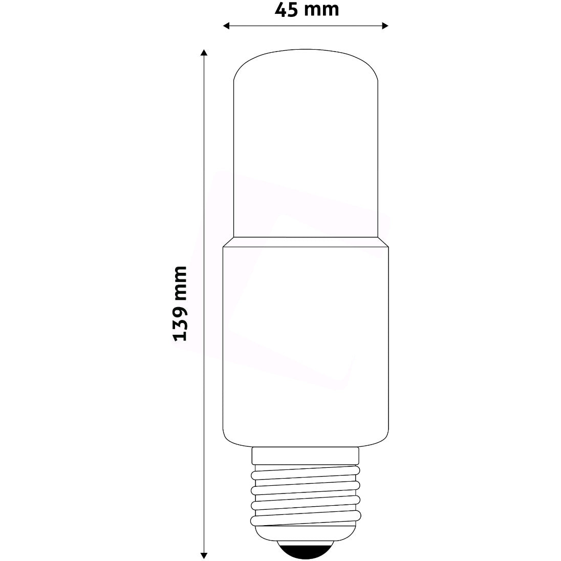 LED spuldze Avide T45 E27 15W 1590lm 3000K