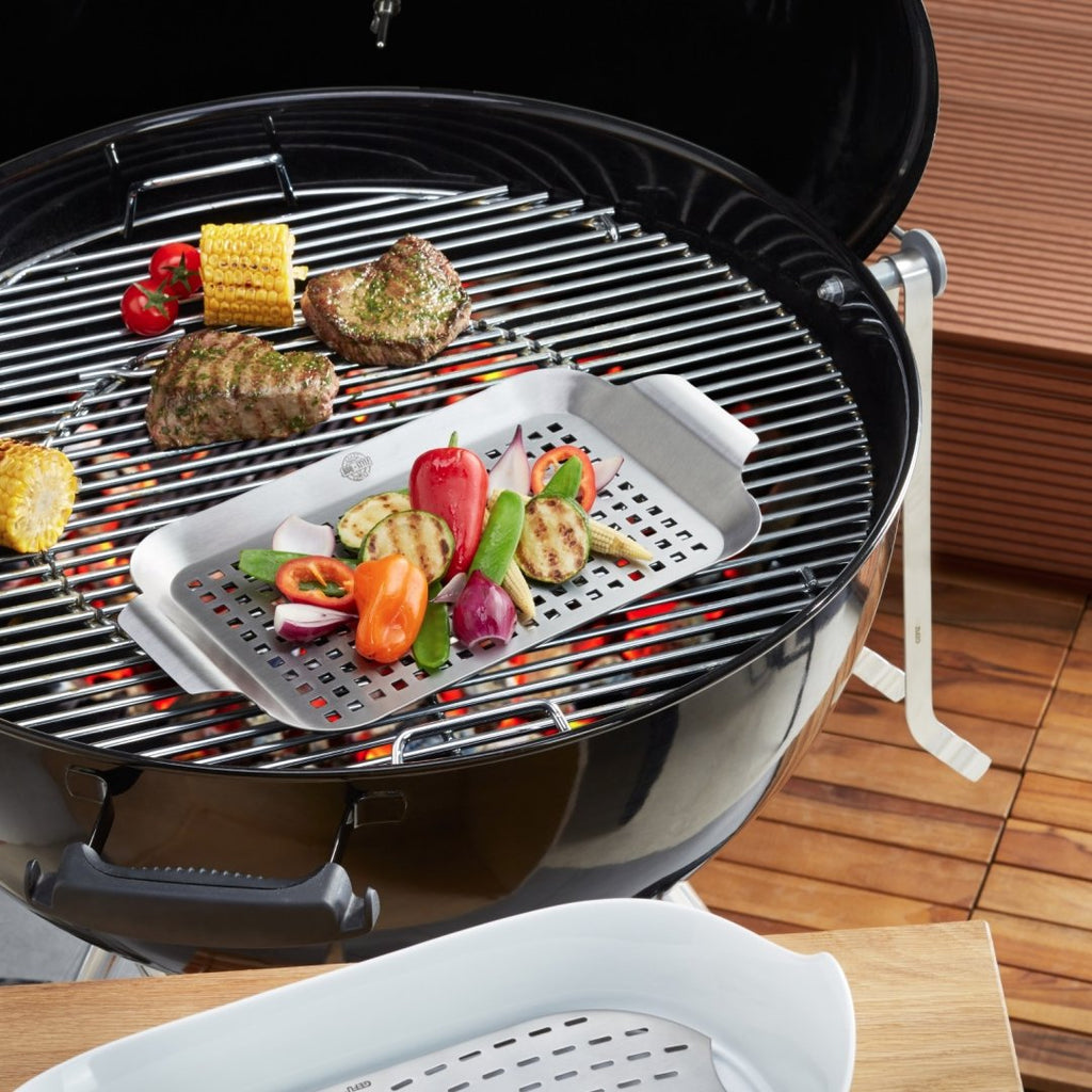 Grila panna GEFU BBQ maza, 32,5 x 18,8cm