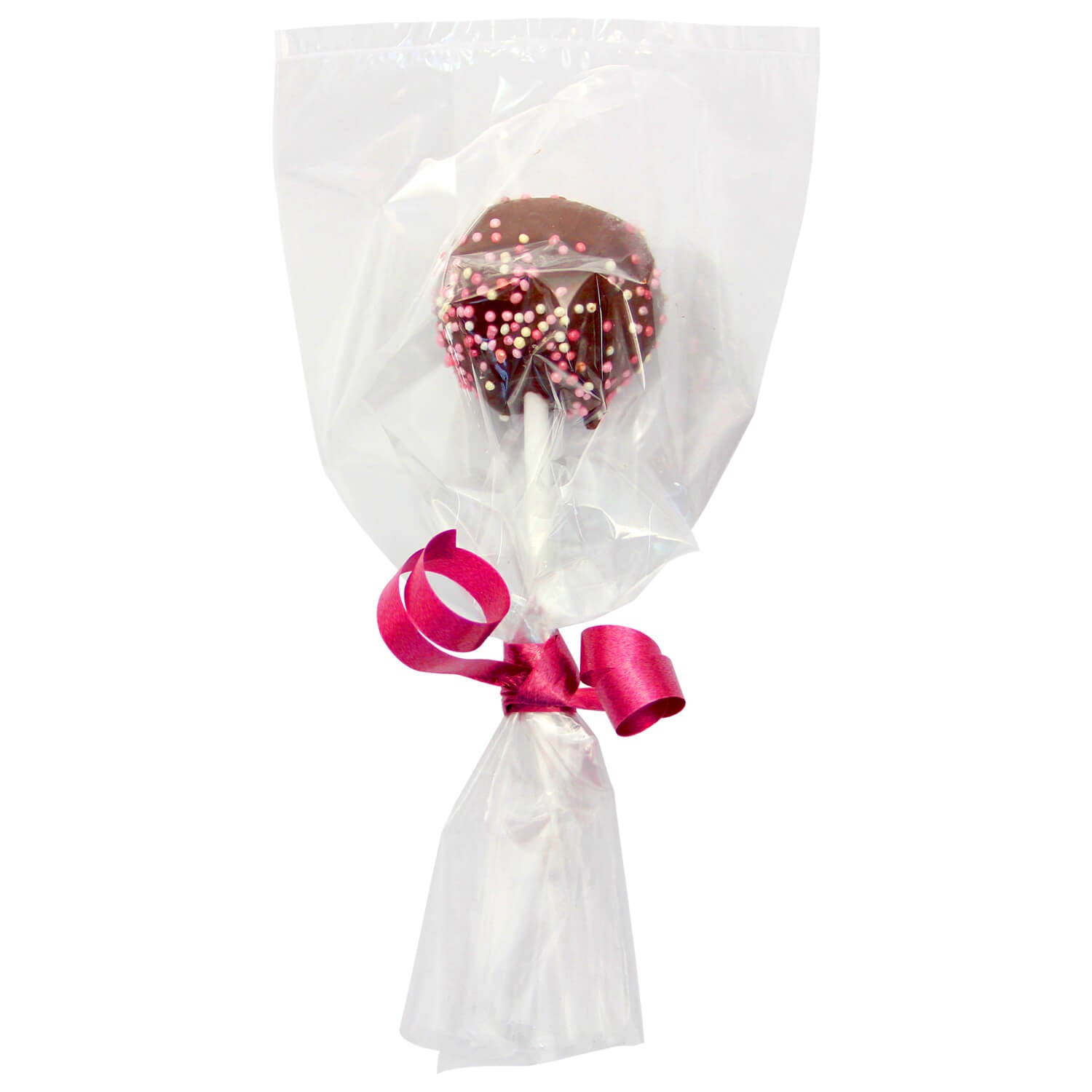 Caurspīdīgi maisiņi konfektēm uz kociņa 254 x 76mm PME Cake Cake Pop Bags 25gab