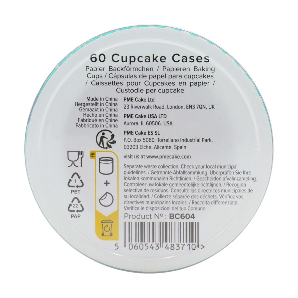 Kēksiņu papīra formiņas PME Cake 60gab. Ø 5cm