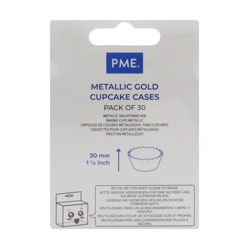 Kēksiņu papīra/folijas formiņas PME Cake 30gab. Ø 5cm
