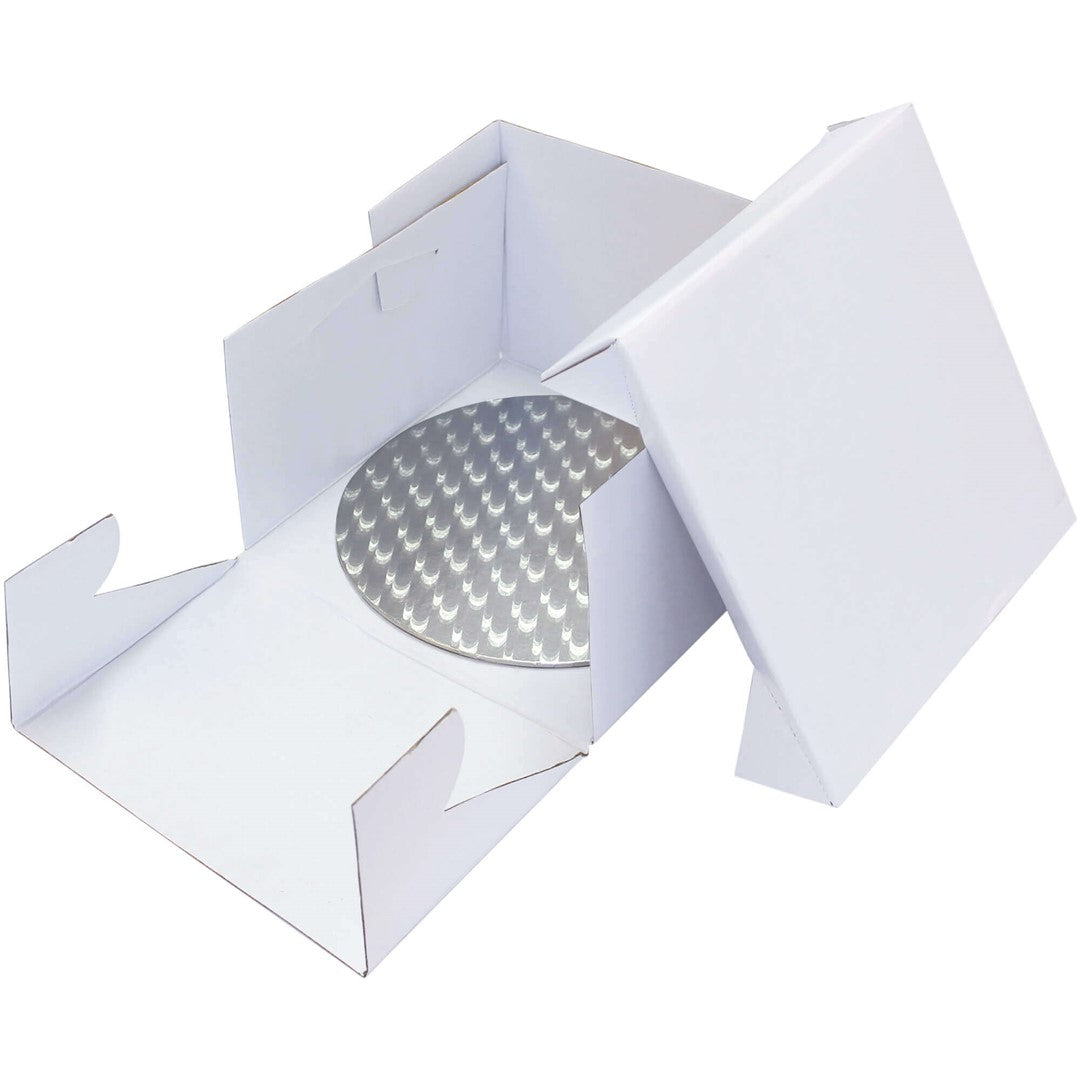 Kūku kaste komplektā ar paliktni PME Cake 254 x 254 x 152mm