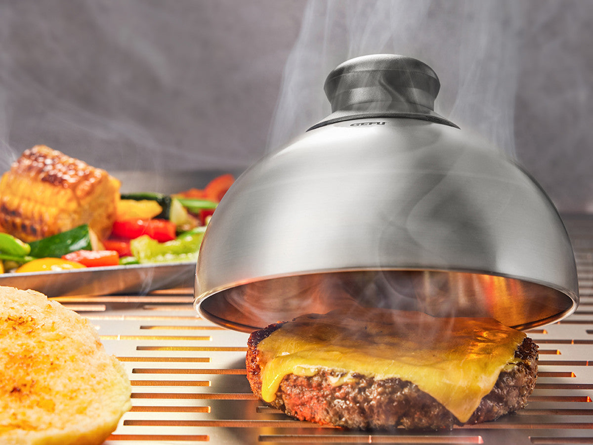 Grilēšanas kupols GEFU bārbekjū BBQ, Ø15,0 cm, burgeriem, dārzeņiem, gaļai, zivīm
