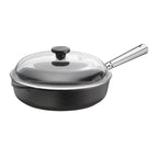 Skeppshult Professional čuguna dziļā panna ar stikla vāku 25 cm