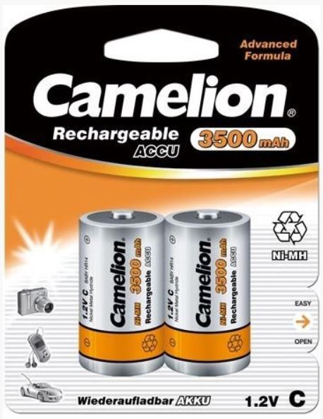 Accu baterija NI-MH C 3500mAh BL2 CAMELION Ca5214-2