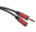 Savienojuma vads audio 3.5mm spraudnis - 3.5mm ligzda 5m EMOS