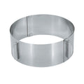 Tortes riņķis ar maināmu diametru GEFU TONDO, 16 - 32cm, h-8,5cm