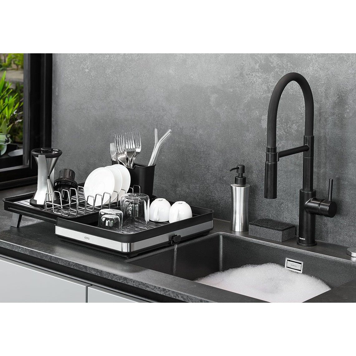 Trauku žāvētājs GEFU SMARTLINE, izvelkams līdz 51cm