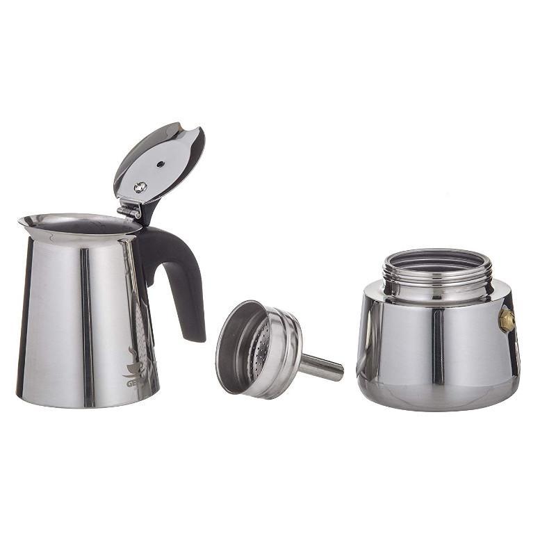Indukcijas espresso kafijas kanna GEFU EMILIO 6 tasēm