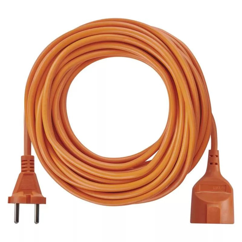 Pagarinātāja kabelis PVC 1/20m 2x1.5 16A 3600W oranžs EMOS