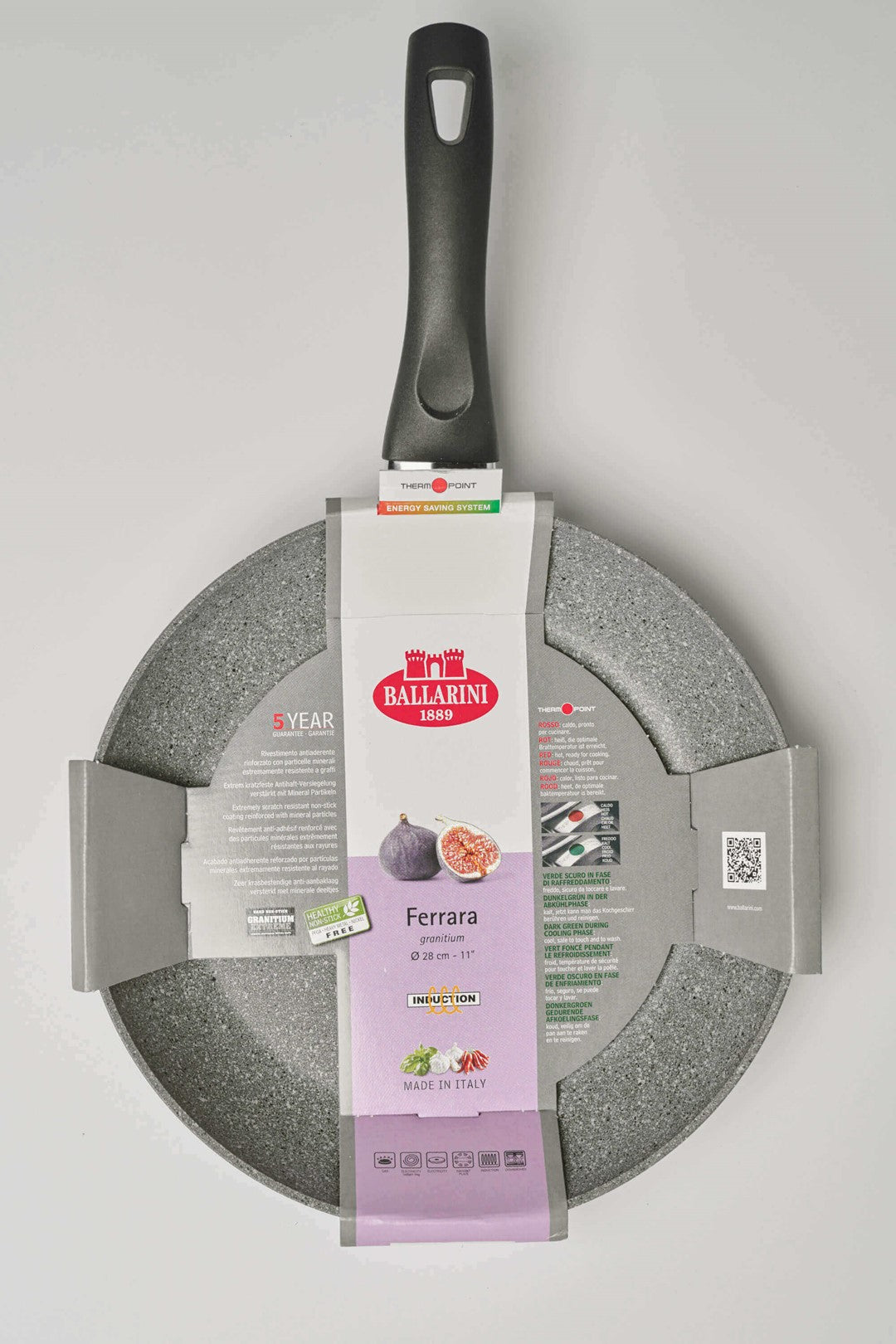 Indukcijas panna Ballarini Ferrara Granitium 24cm