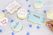 Burtu un ciparu zīmogu komplekts PME Cake Fun Fonts, keksiem un cepumiem