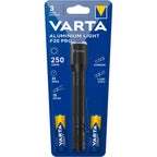 LED lukturis VARTA Aluminium Light F20 Pro, 250lm, 2xAA