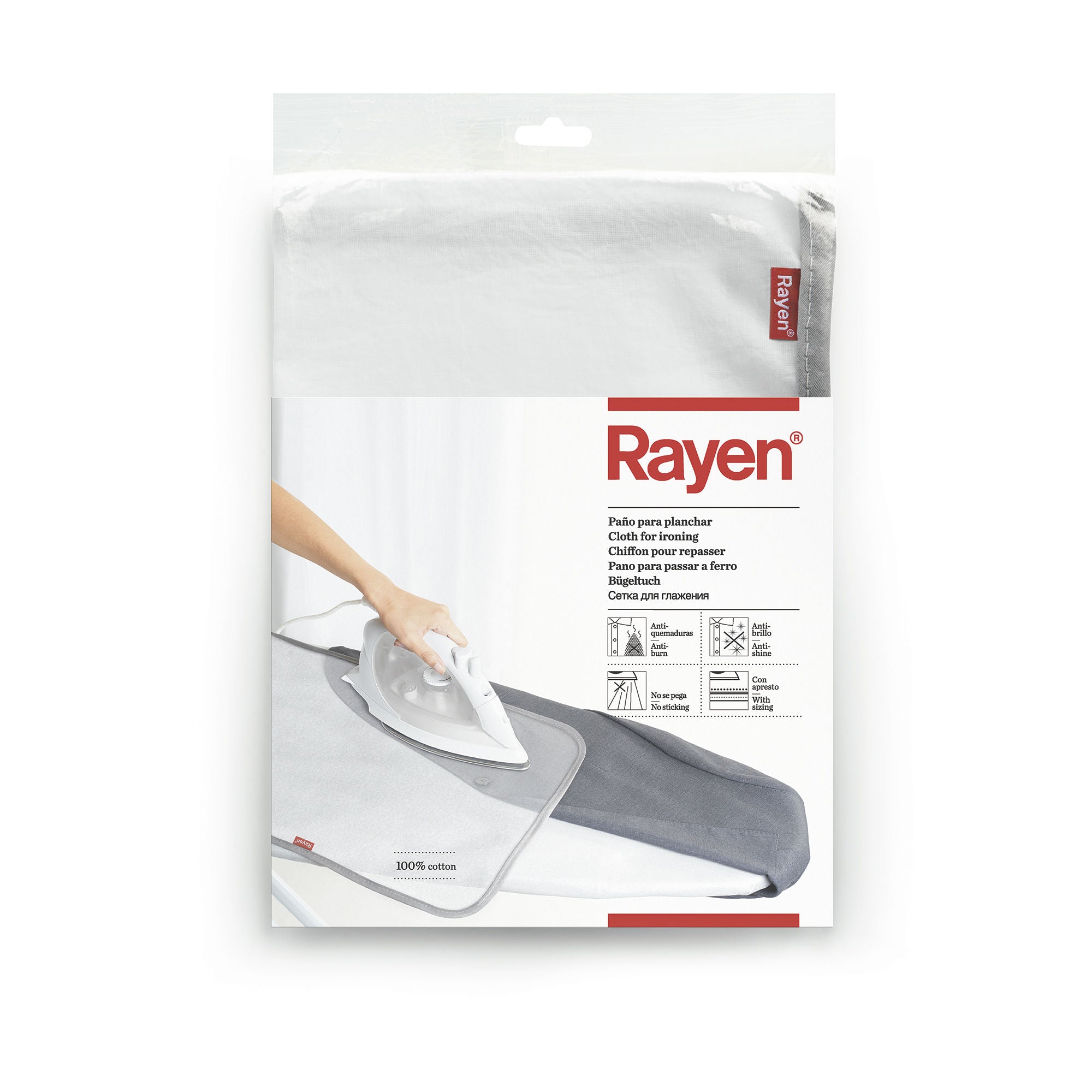 Aizsargaudums gludināsanai  70 x 35cm RAYEN 100% kokvilna