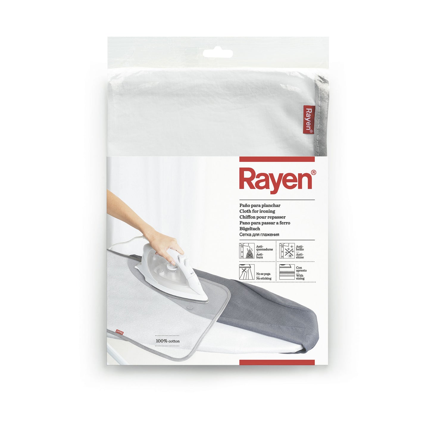 Aizsargaudums gludināsanai  70 x 35cm RAYEN 100% kokvilna