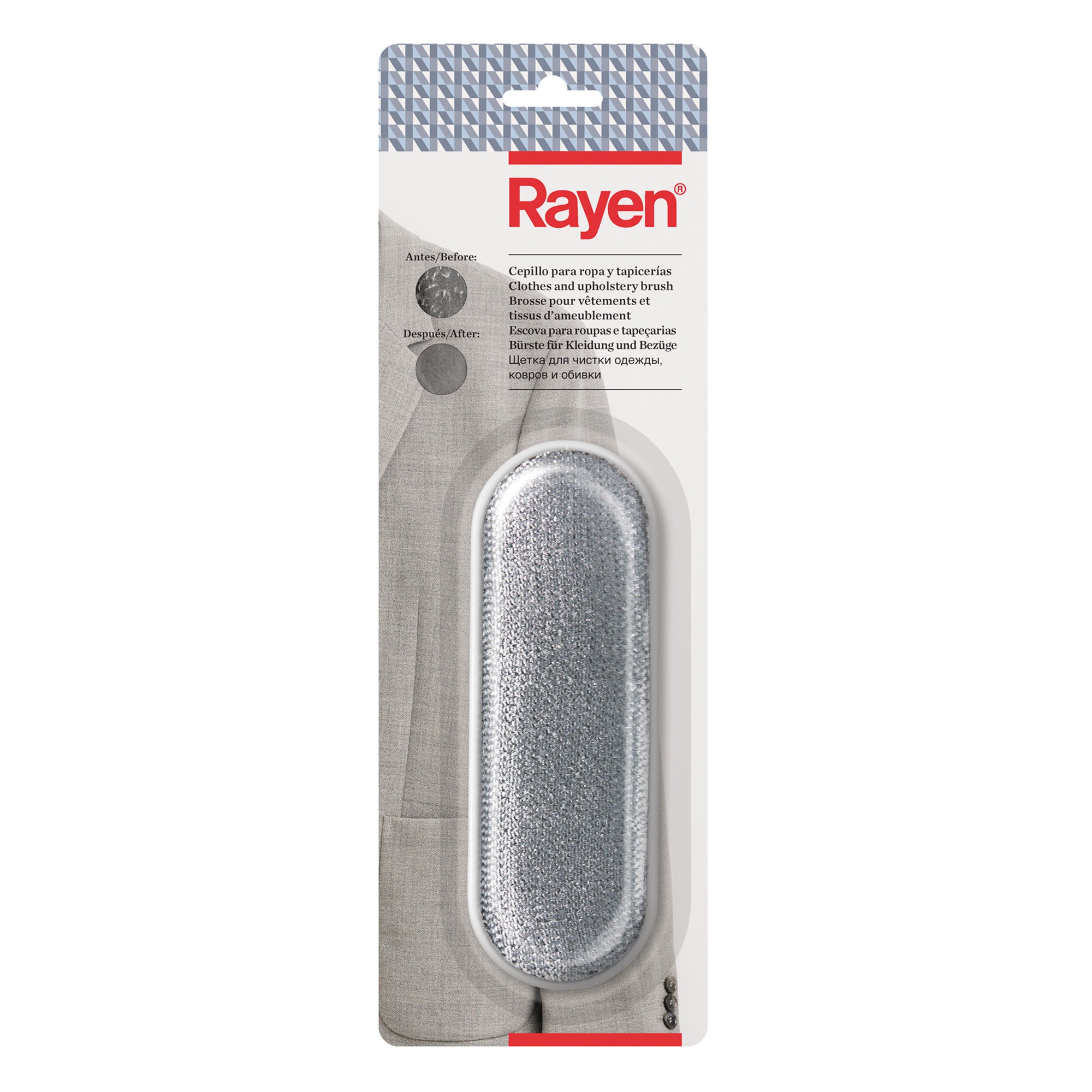 Drēbju un polsterējuma birste RAYEN 17 x 6,5cm
