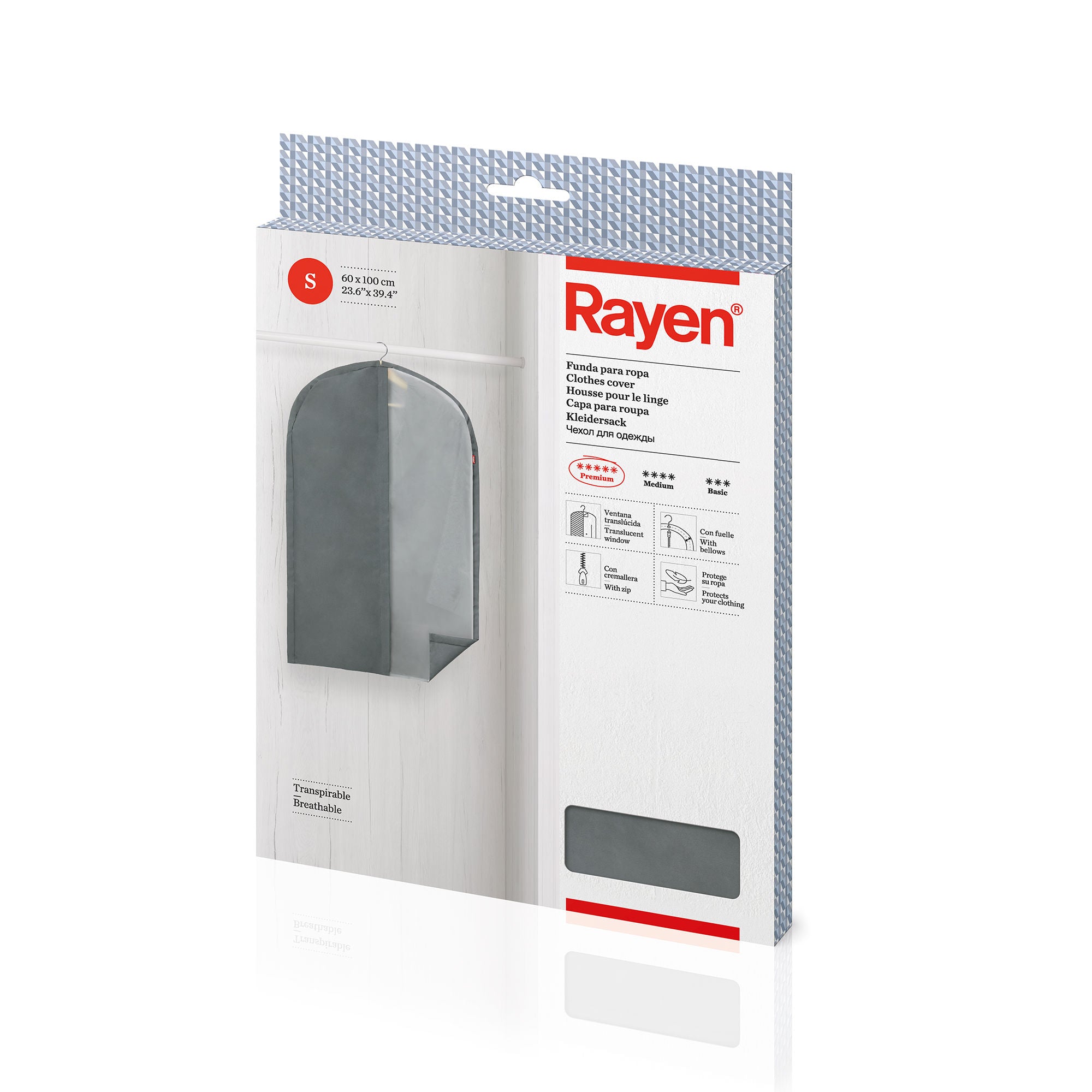 Apģērbu maiss 60 x 100cm RAYEN Premium S