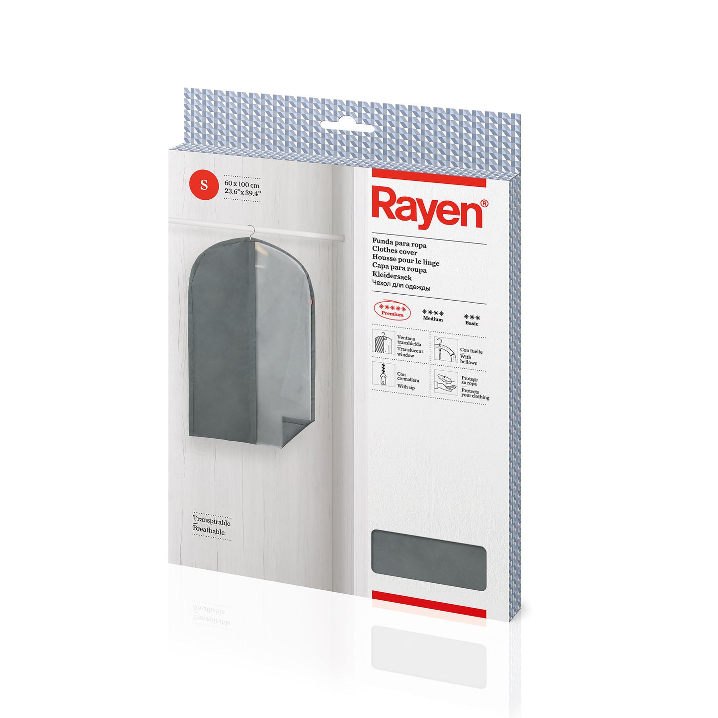 Apģērbu maiss 60 x 100cm RAYEN Premium S
