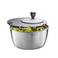 Salātu žāvētājs ar tērauda bļodu GEFU ROTARE, Ø 24cm, 3.0l