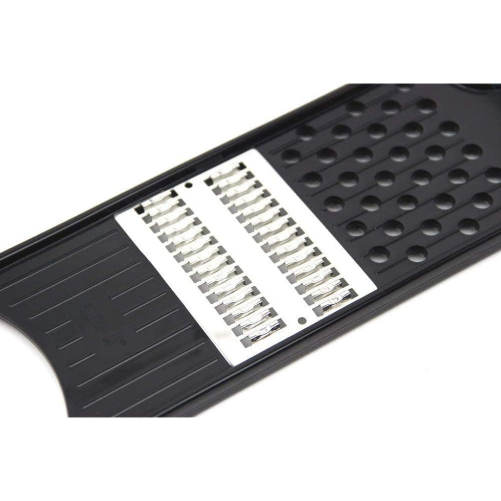 Dārzeņu rīve korejas burkāniem GEFU ASIA, ar pirkstu sargu, divpusēja, 30.5cm