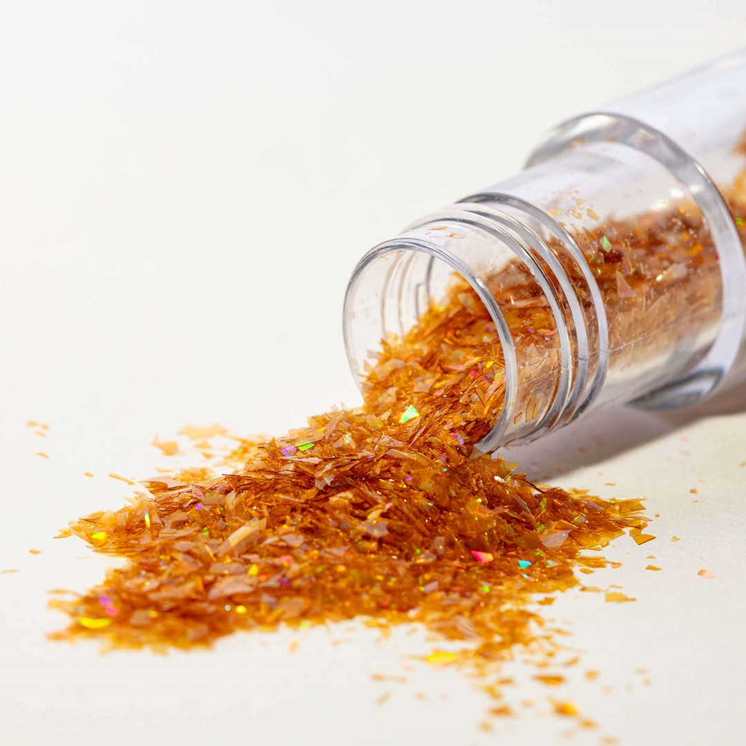 Ēdams gliteris kūku dekorēšanai PME Cake Magic Sparkles zelta 3g