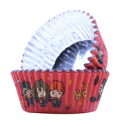 Kēksiņu papīra/folijas formiņas PME Cake Harry Potter 30gab. Ø 5cm