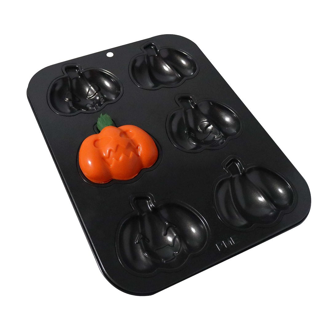 PME Funky Pumpkins ķirbju formas cepšanas veidne, 6 iedobes