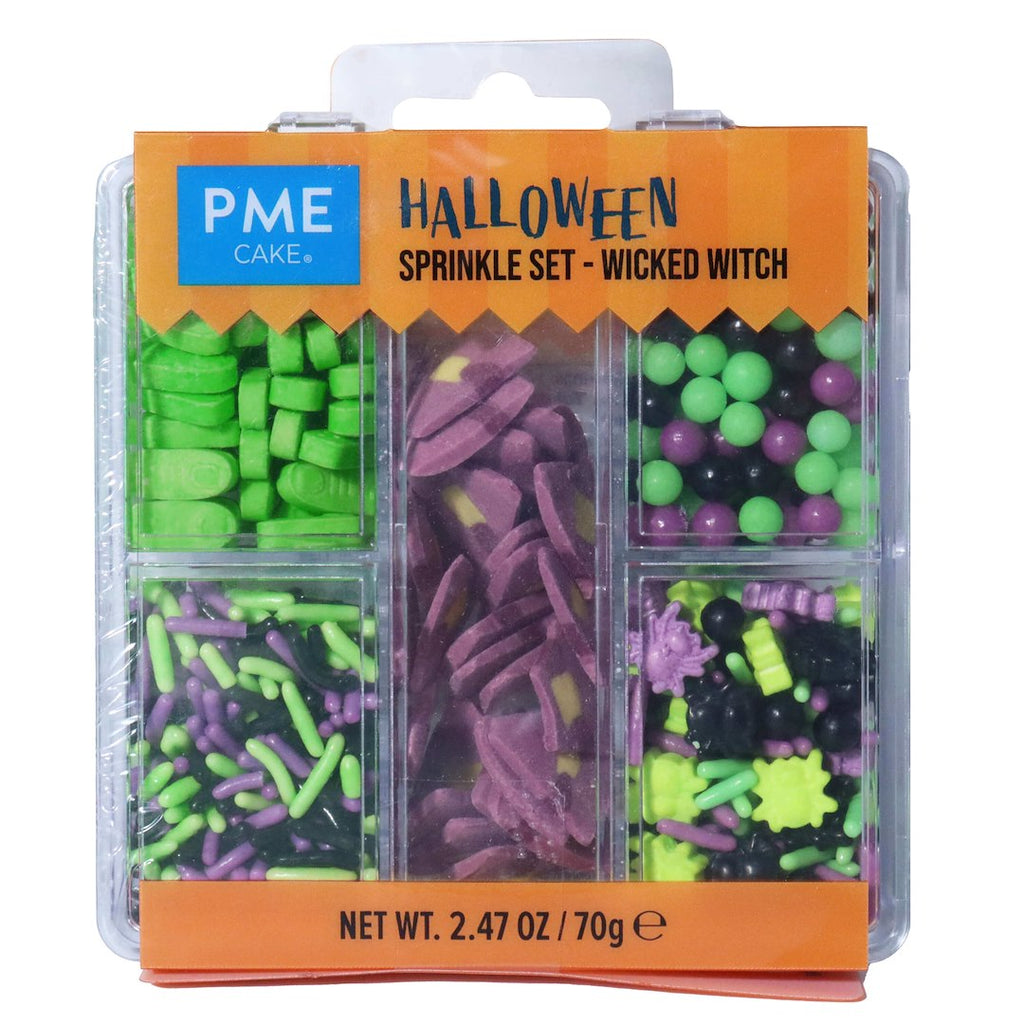 PME Wicked Witch Helovīna cukura dekoru komplekts 70 g