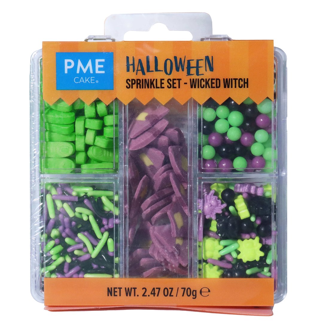 PME Wicked Witch Helovīna cukura dekoru komplekts 70 g