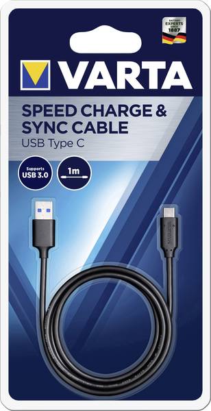 USB 3.1 TYPE C savienojuma vads/lādētājs VARTA