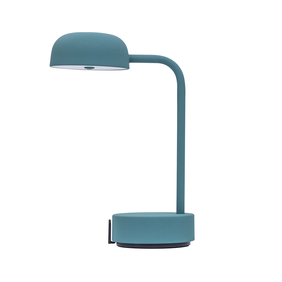 Kooduu Fokus Smoky Teal galda lampa | Kilidi.lv