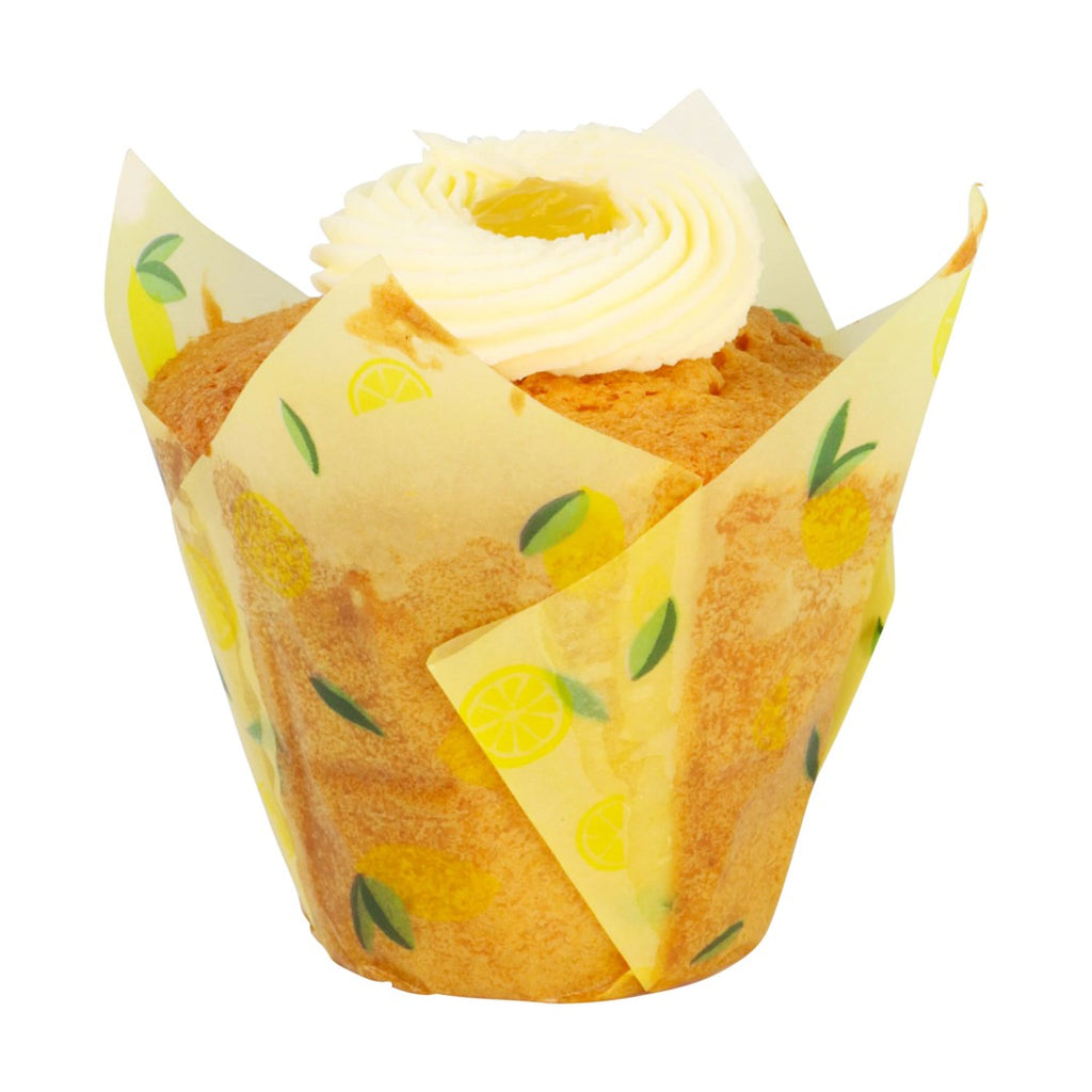 Kēksiņu papīra formiņas 24gab. tulpes formas PME Cake. Ø10cm