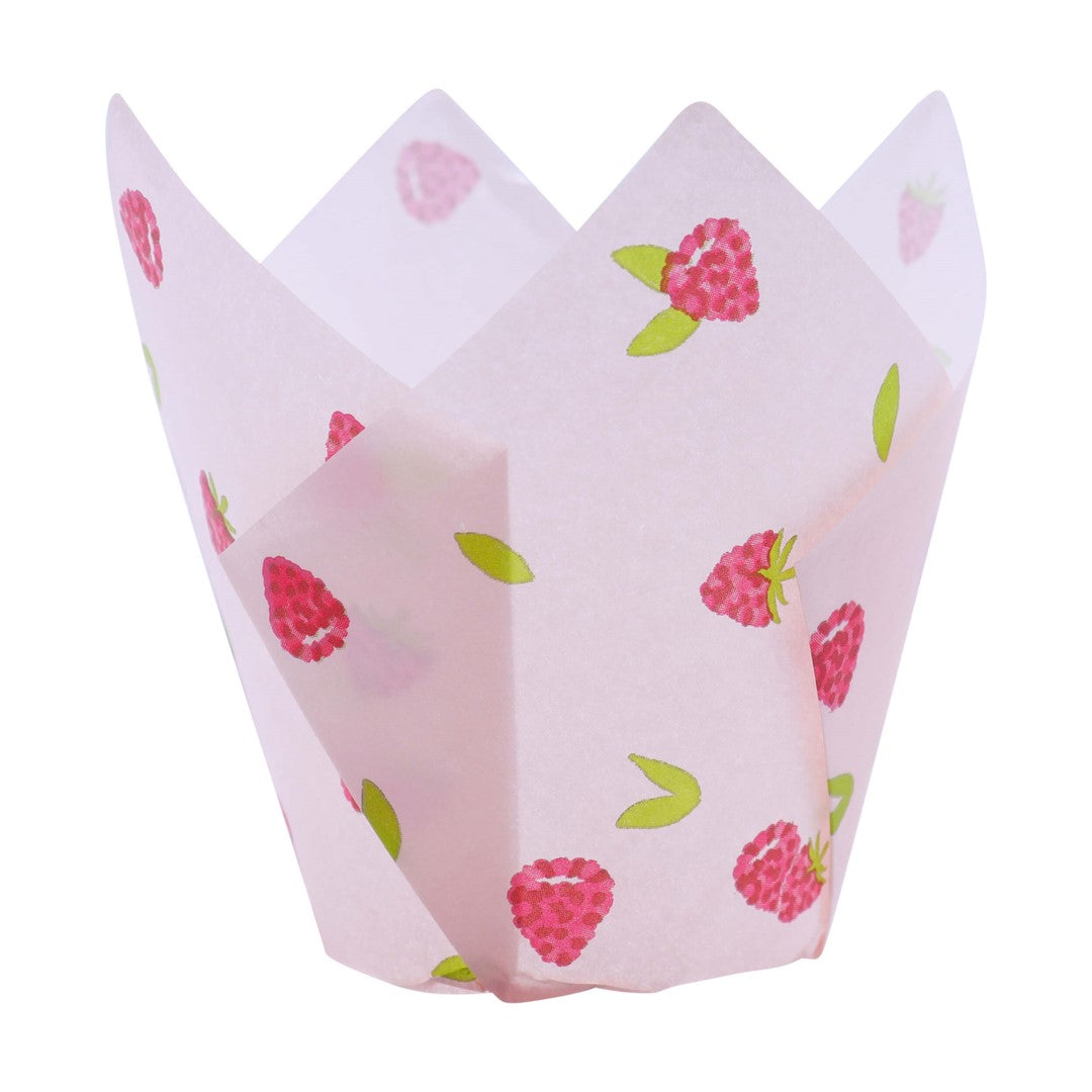 Kēksiņu papīra formiņas 24gab. tulpes formas PME Cake. Ø10cm