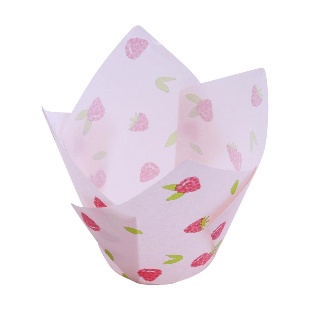 Kēksiņu papīra formiņas  24gab. tulpes formas PME Cake. Ø10cm