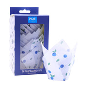 Kēksiņu papīra formiņas  24gab. tulpes formas PME Cake. Ø10cm