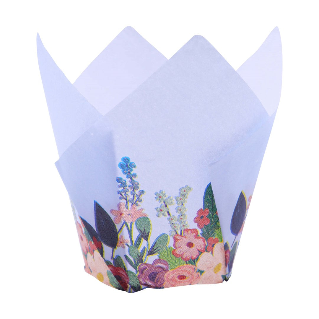Kēksiņu papīra formiņas 24gab. tulpes formas PME Cake. Ø10cm