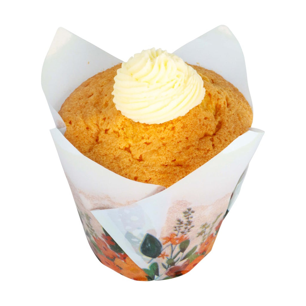 Kēksiņu papīra formiņas 24gab. tulpes formas PME Cake. Ø10cm