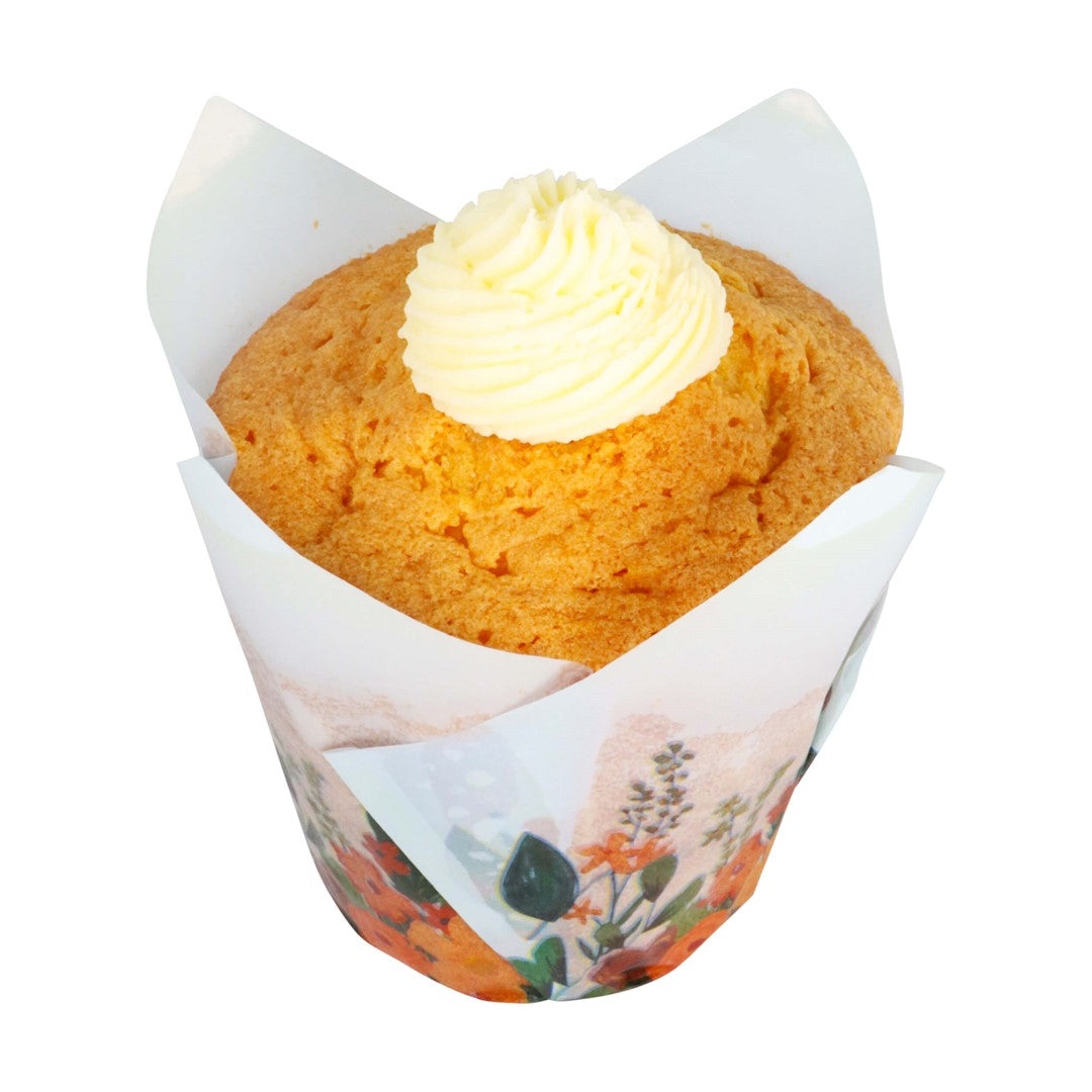Kēksiņu papīra formiņas 24gab. tulpes formas PME Cake. Ø10cm