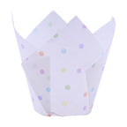 Kēksiņu papīra formiņas 24gab. tulpes formas PME Cake. Ø10cm