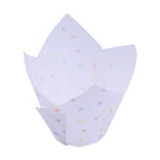 Kēksiņu papīra formiņas 24gab. tulpes formas PME Cake. Ø10cm