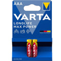 Baterijas VARTA Longlife Max Power Alkaline AAA 1.5V, 2gb.