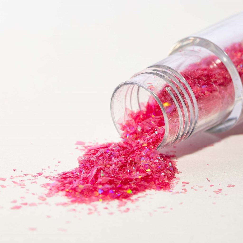 Ēdams gliteris kūku dekorēšanai PME Cake Magic Sparkles rožu kvarcs 3g
