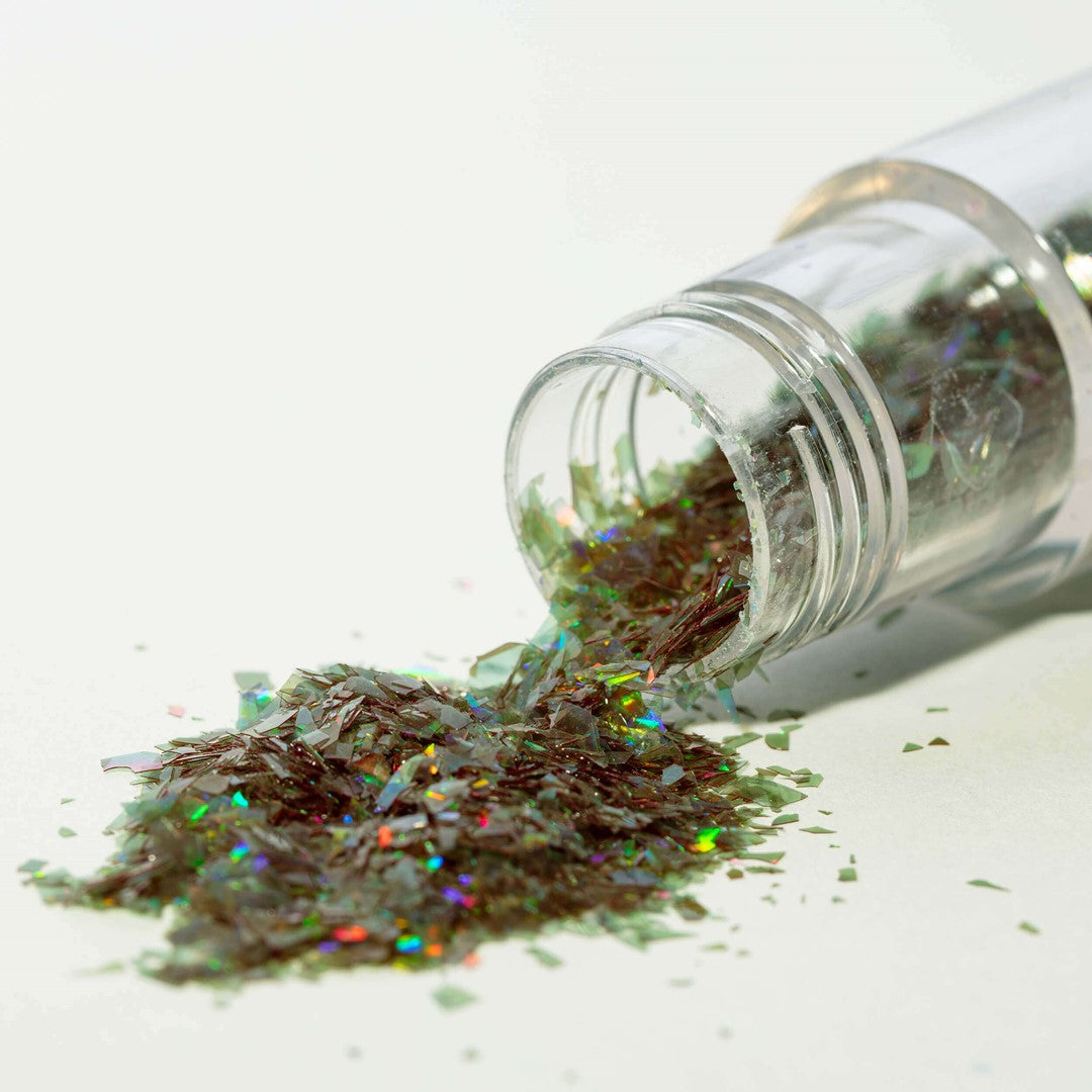 Ēdams gliteris kūku dekorēšanai PME Cake Magic Sparkles zaļš 3g