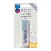 Ēdams gliteris kūku dekorēšanai PME Cake Magic Sparkles sudraba 3g