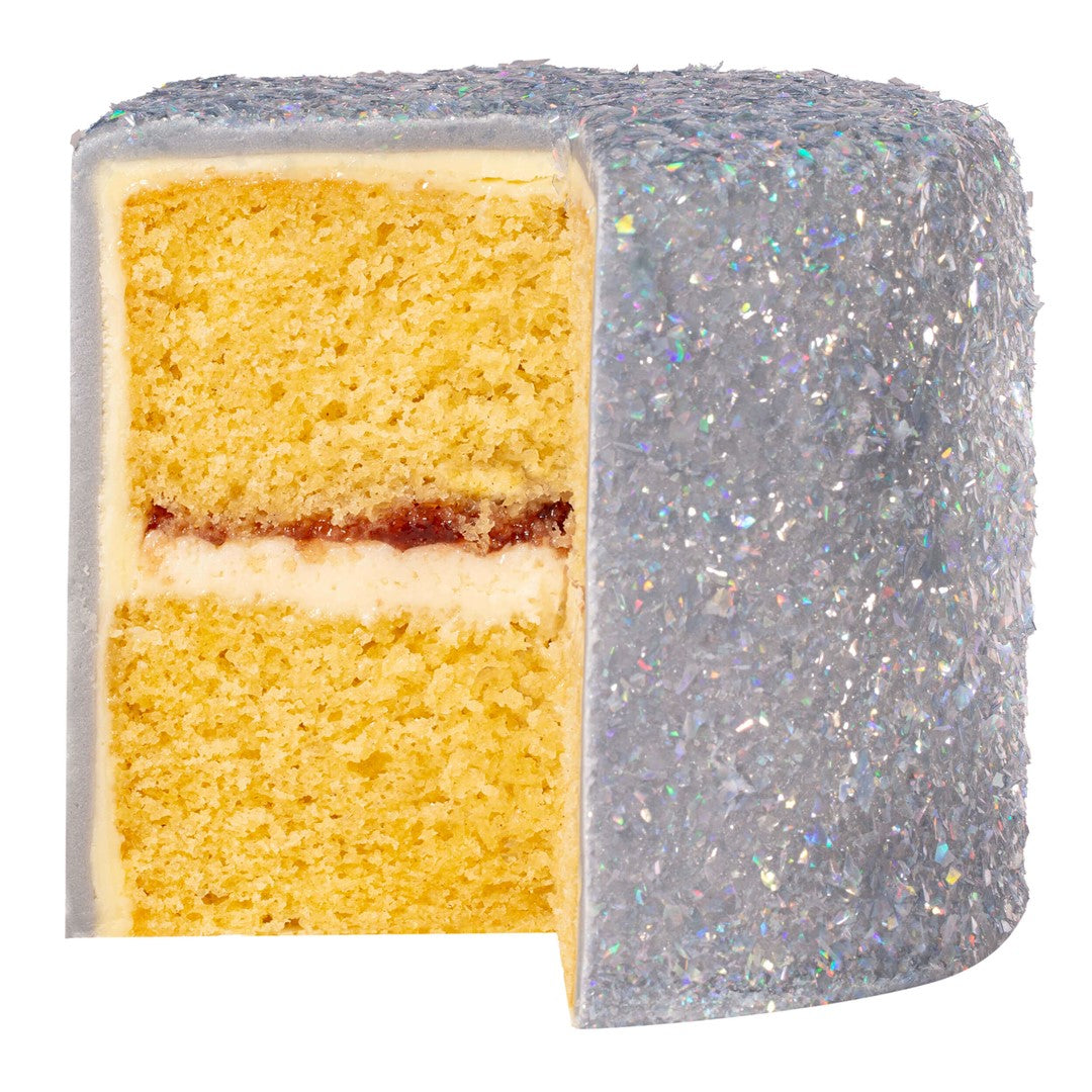 Ēdams gliteris kūku dekorēšanai PME Cake Magic Sparkles sudraba 3g