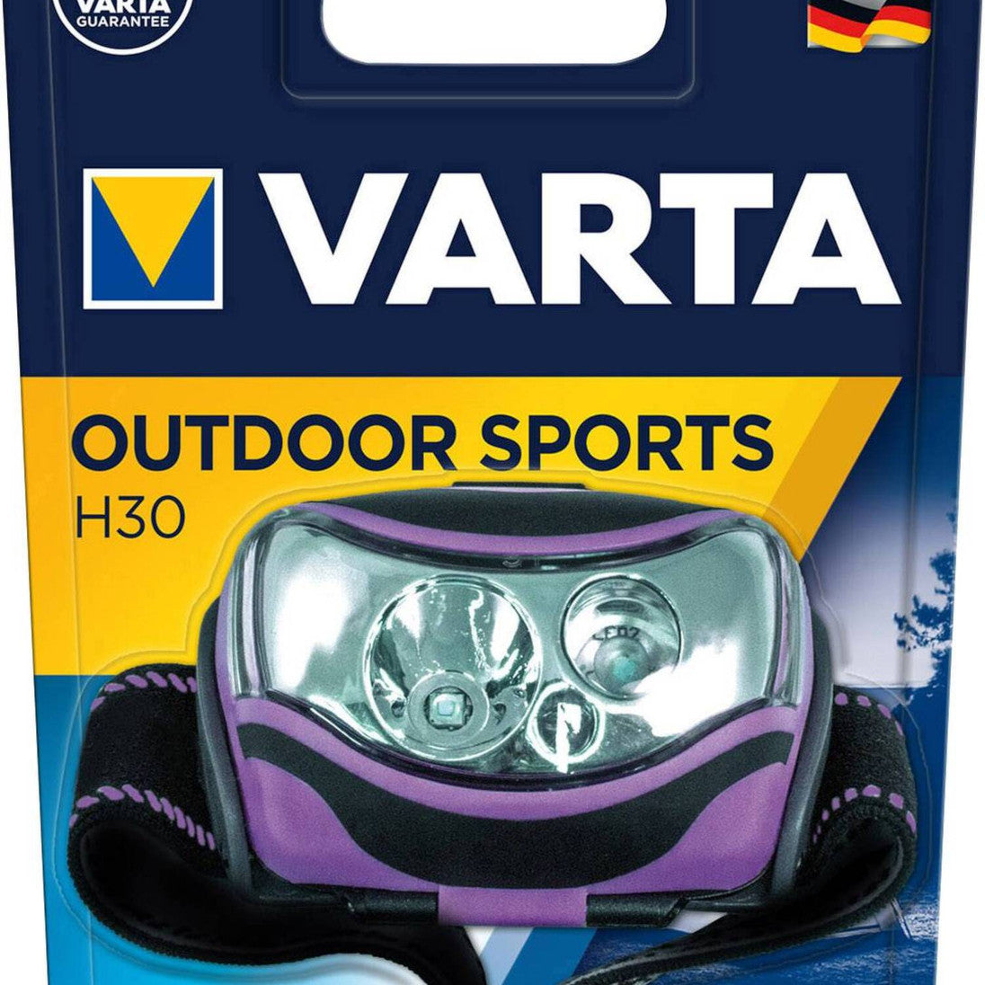 LED galvas lukturis VARTA OUTDOOR SPORTS H30, 120lm, 3xAAA